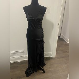 Dolls Kill | Dresses | Dolls Kill Widow Sexy Gothic Grand Affair Maxi Black  Sheer Lace Dress S | Poshmark